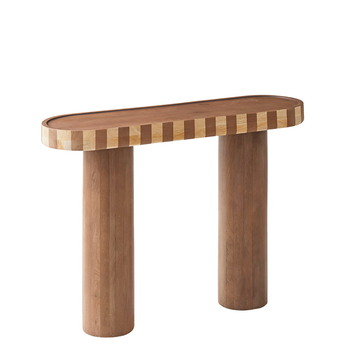 Marlo Wood Stripe Console Table – HAUSETTE®